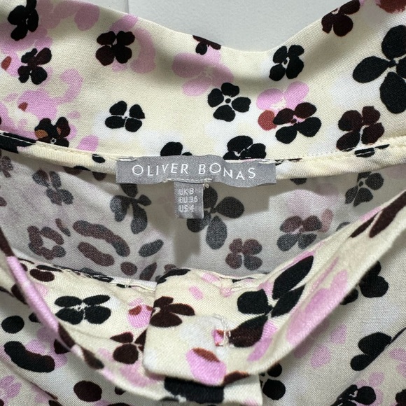 Oliver Bonas cheetah floral skirt - Picture 4 of 4